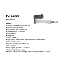 PRECISION SERIES THOMSON PRECISION SERIES RODDED ELECTRIC ACTUATOR<BR>SPECIFY NOTED INFORMATION FOR PRICE AND AVAILABILITY